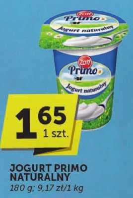Jogurt Primo naturalny promocja w ABC