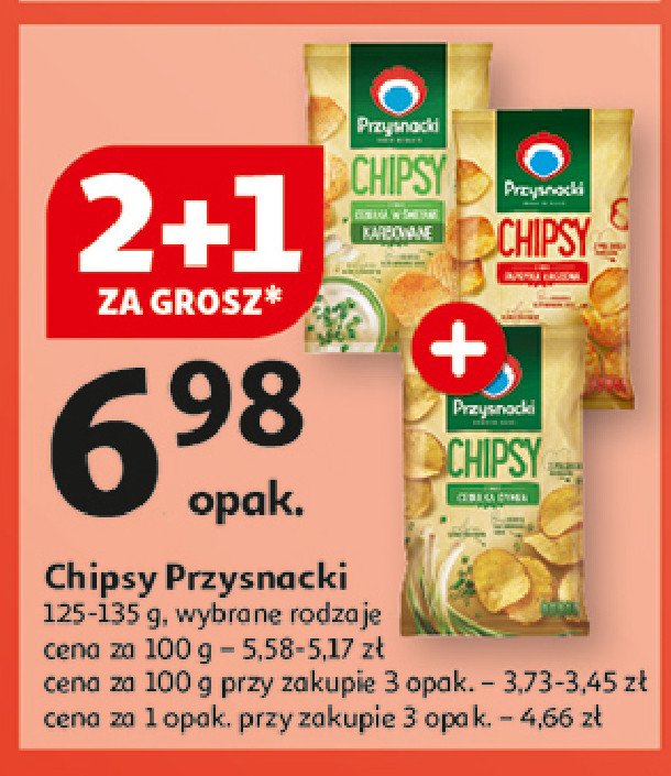 Chipsy o smaku zielonej cebulki Przysnacki promocja