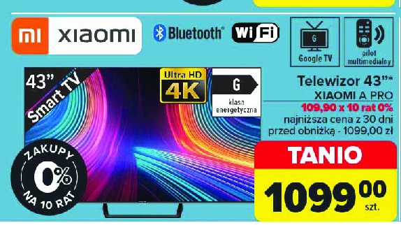 Telewizor 43'' a pro Xiaomi promocja