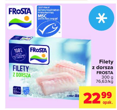 Filety z dorsza Frosta promocja