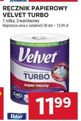 Ręcznik papierowy Velvet Turbo promocja w Stokrotka