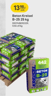 Beton B-25 25 kg promocja w Castorama