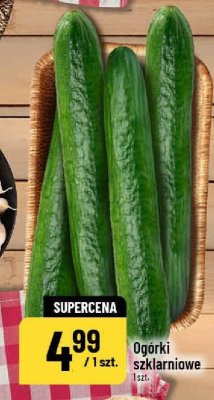 Ogórki szklarniowe 1 szt. promocja w POLOmarket