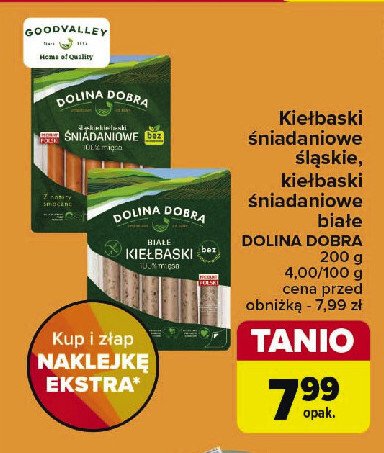 Kiełbaski białe Dolina dobra promocja