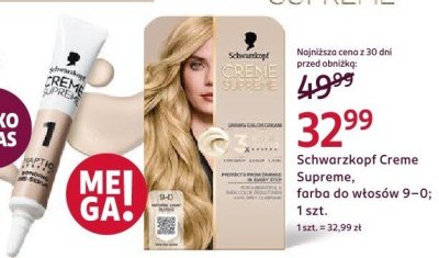 Farba do włosów 9-0 Creme Supreme  promocja w Rossmann