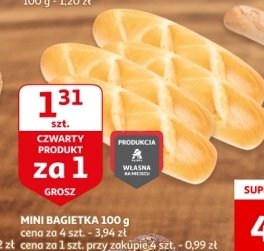Mini-bagietka grahamka Auchan promocja