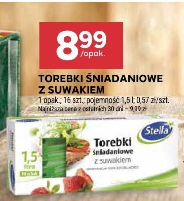 Torebki śniadaniowe z suwakiem promocja w Stokrotka