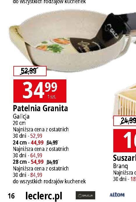 Patelnia granita 20 cm Galicja promocja w Dealz