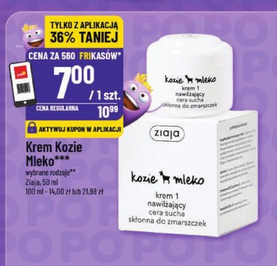 Krem Kozie Mleko Ziaja promocja w POLOmarket