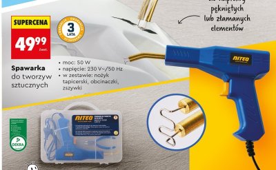 Spawarka do tworzyw sztucznych 50 W promocja w Biedronka