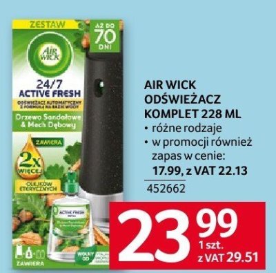 Odświeżacz powietrza promocja w Selgros
