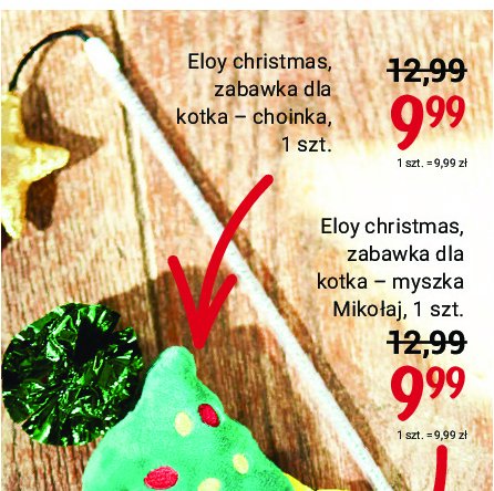 Zabawka dla kota choinka Eloy christmas promocja