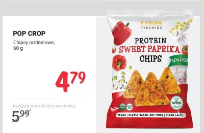 Chipsy proteinowe Sweet Paprika 60 g promocja w Rossmann