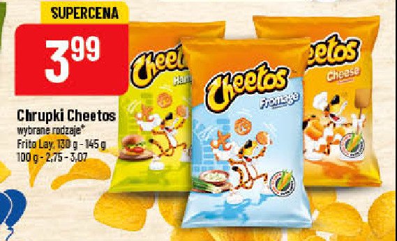 Chrupki cheese Cheetos Frito lay cheetos promocje