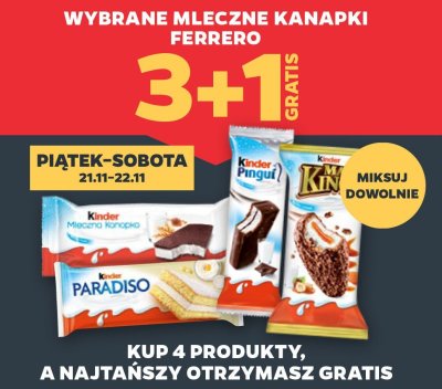 Kinder Maxi King promocja w Netto