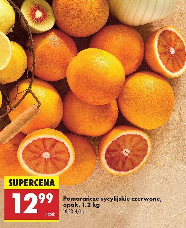 Pomarańcze sycylijskie promocja w Biedronka