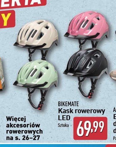 Kask rowerowy led BIKEMATE promocja