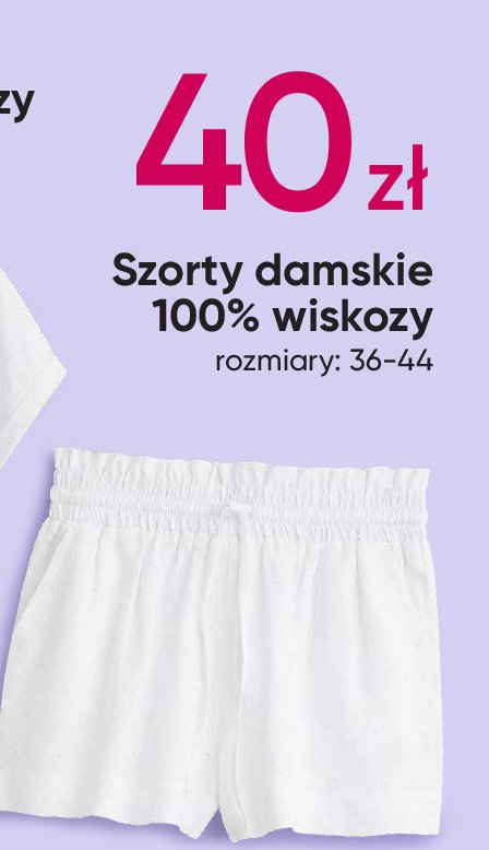 Szorty damskie rozm. 36-44 promocja