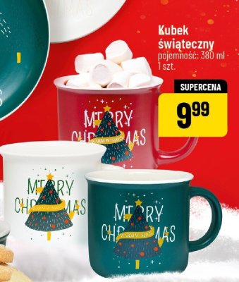 Kubek świąteczny Merry Christmas promocja w POLOmarket