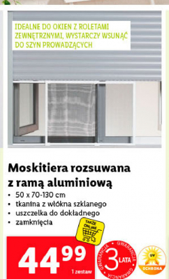 Moskitiera rozsuwana z ram膮 aluminiow膮 promocja
