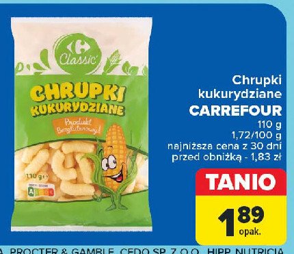 Chrupki kukurydziane Carrefour promocja