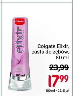 Pasta do zębów gum booster COLGATE ELIXIR promocja