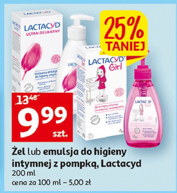 Emulsja do higieny intymnej Lactacyd promocje