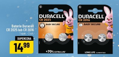 Baterie Duracell CR 2025 lub CR 2016 promocja w POLOmarket