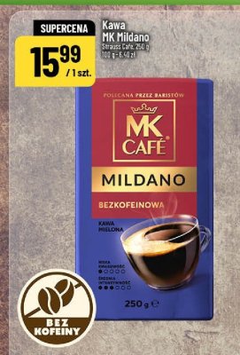 Kawa MK Mildano bezkofeinowa MK Café promocja w POLOmarket