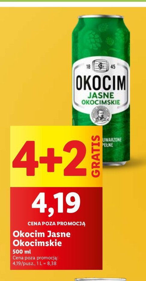 Piwo Okocim jasne okocimskie promocja