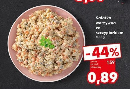 Sałatka warzywna ze szczypiorkiem promocja