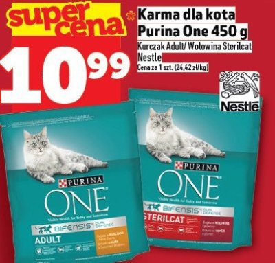 Karma dla kota Purina One 450 g promocja w TOPAZ