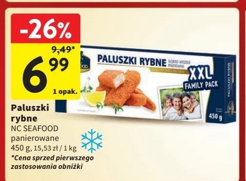 Paluszki rybne Seafood promocja