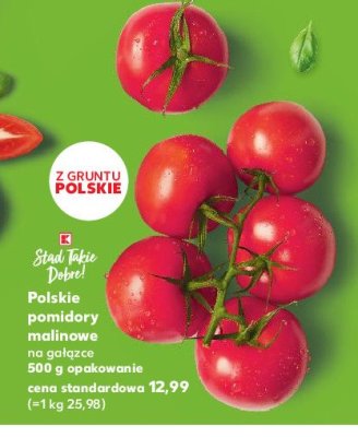 Pomidory malinowe na ga艂膮zce K-classic st膮d takie dobre! promocja