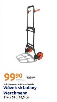 Wózek składany  promocja w Action