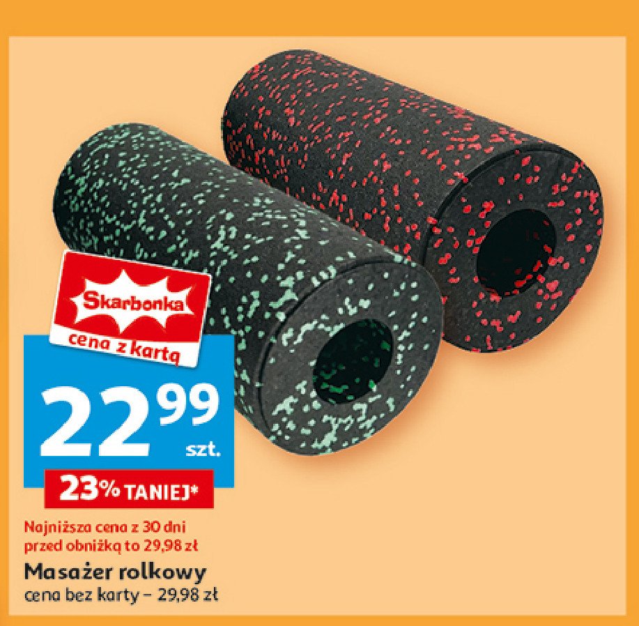 Masażer rolkowy promocja w Auchan