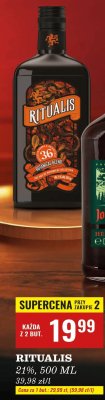 Likier Ritualis 21% promocja w Biedronka