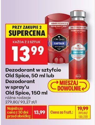 Dezodorant w spray'u 150 ml, różne rodzaje promocja w Biedronka