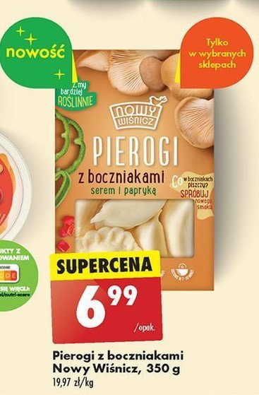 Pierogi z boczniakami serem i papryką Nowy wiśnicz promocja