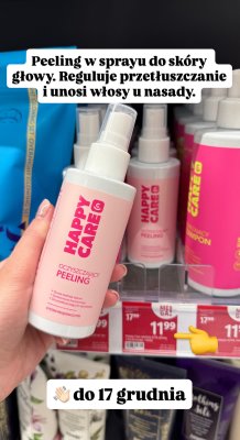Peeling do skóry głowy Happy Care  promocja w Rossmann