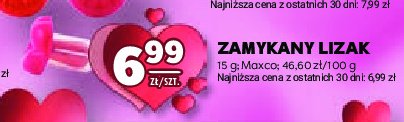 Lizak zamykany Maxco promocja