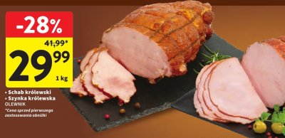 Szynka królewska OLEWNIK promocja w Intermarche