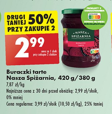 Buraczki tarte Nasza spiżarnia promocja