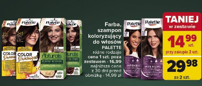 Farba do włosów 4-0 Palette permanent naturals color creme promocja