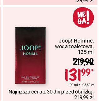 Woda toaletowa Joop! Homme promocja