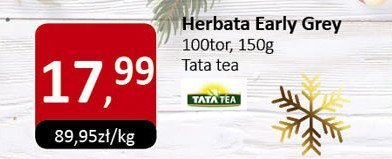 Herbata Early Grey Tata tea 100tor, 150g promocja w Market Point