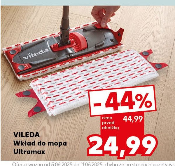 Wkład do mopa Vileda promocja w Kaufland