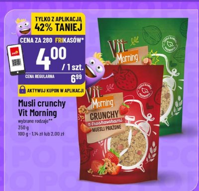 Musli crunchy Vit Morning promocja w POLOmarket