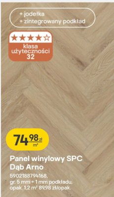 Panel winylowy SPC Dąb Arno  promocja w Castorama