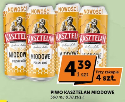 Piwo Kasztelan Miodowe promocja w Euro Sklep